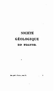 BULLETIN DE LA SOCIETE GEOLOGIQUE DE FRANCE 1852_000008